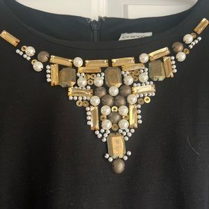 Chicos size 1 gorgeous beaded dress -worn once!
